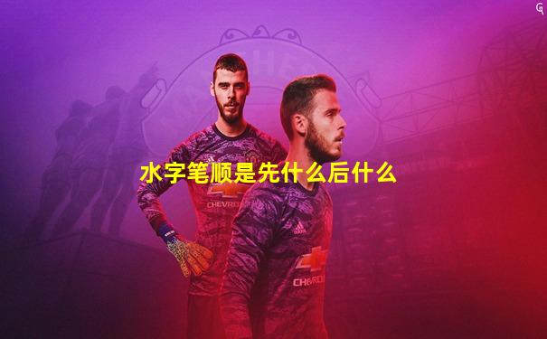 水字笔顺是先什么后什么