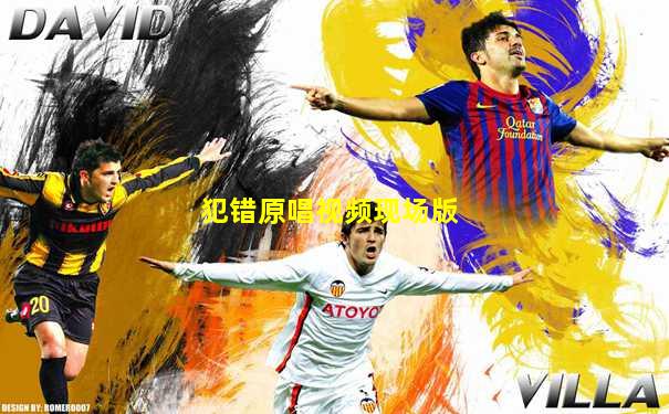 犯错原唱视频现场版